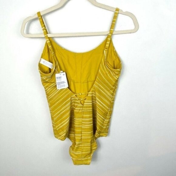 NWT Lululemon Salt-Laced One-Piece Swimsuit Yellow 10 New With Tags Swim Boho - Picture 10 of 10